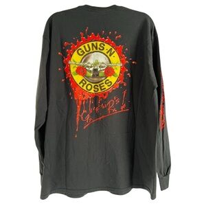 Guns and Roses Fall Tour 2019. Long Sleeved Black T-Shirt. Size XL